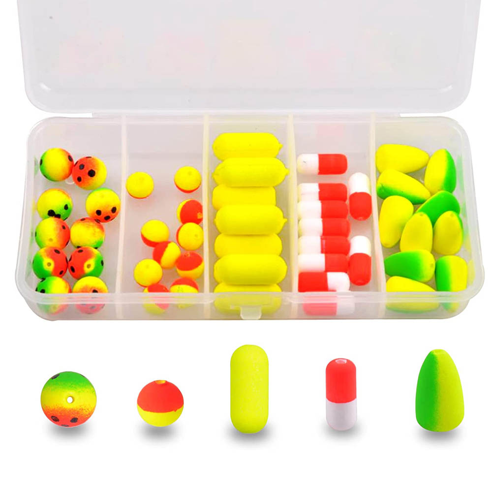 Snell Fishing Rig - 50Pcs Fishing Rig Floats Foam Pompano