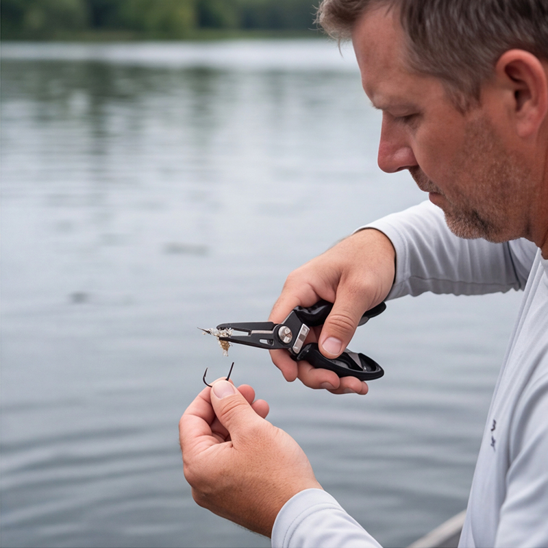 2PCS MULTIFUNCTIONAL BLACK FIS - Fishing Equipment Line recension och pris
