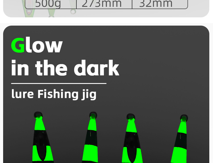 Japan 60g 90g 120g 150g glow l - Fishing Equipment Japan recension och pris