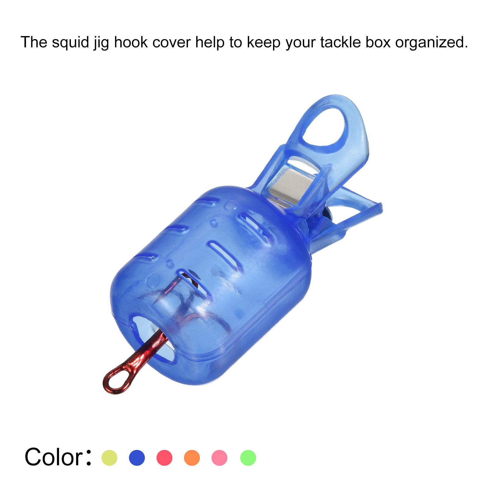 10pcs Small Size Squid Jig Hoo - Fishing Equipment Organizer recension och pris