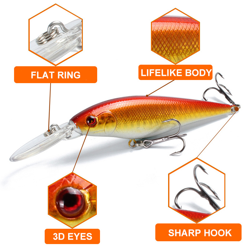 1Pc Minnow Fishing Lure 11cm 1 - Fishing Equipment Japan recension och pris