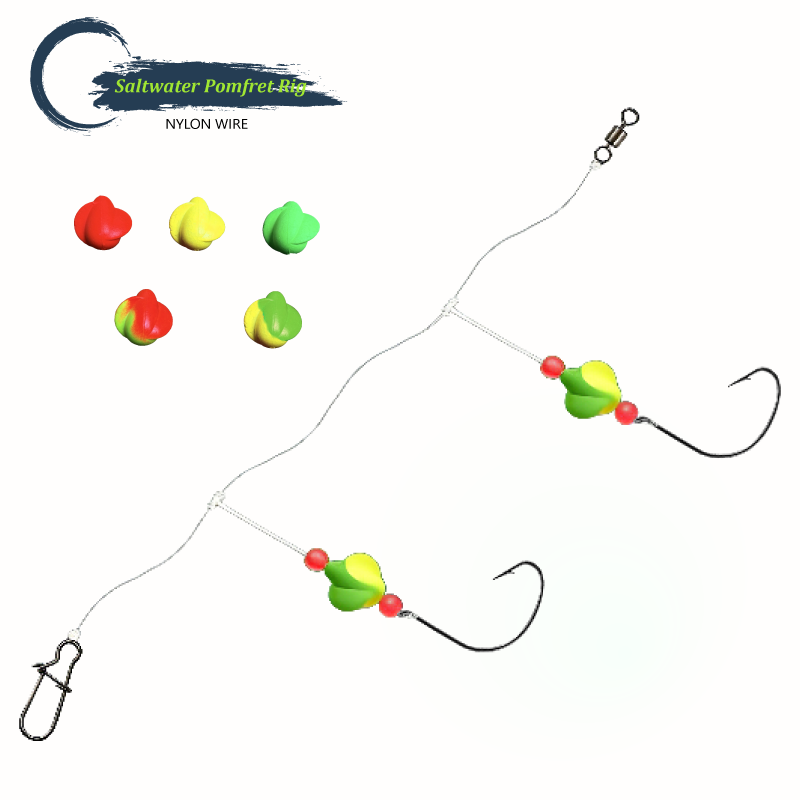 3/6Pcs Pompano Rigs Snell Floa - Snell Fishing Rig recension och pris