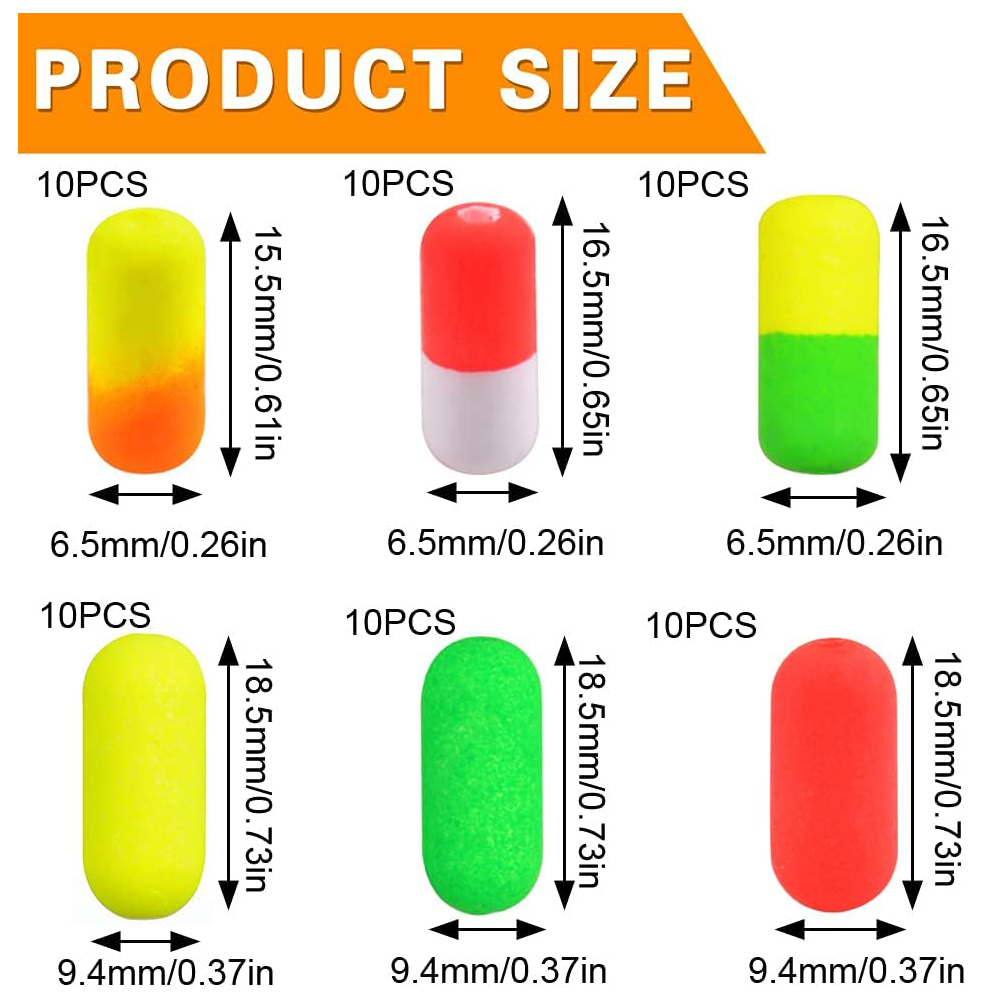 110Pcs Pompano Rigs Floats Kit - Snell Fishing Rig recension och pris