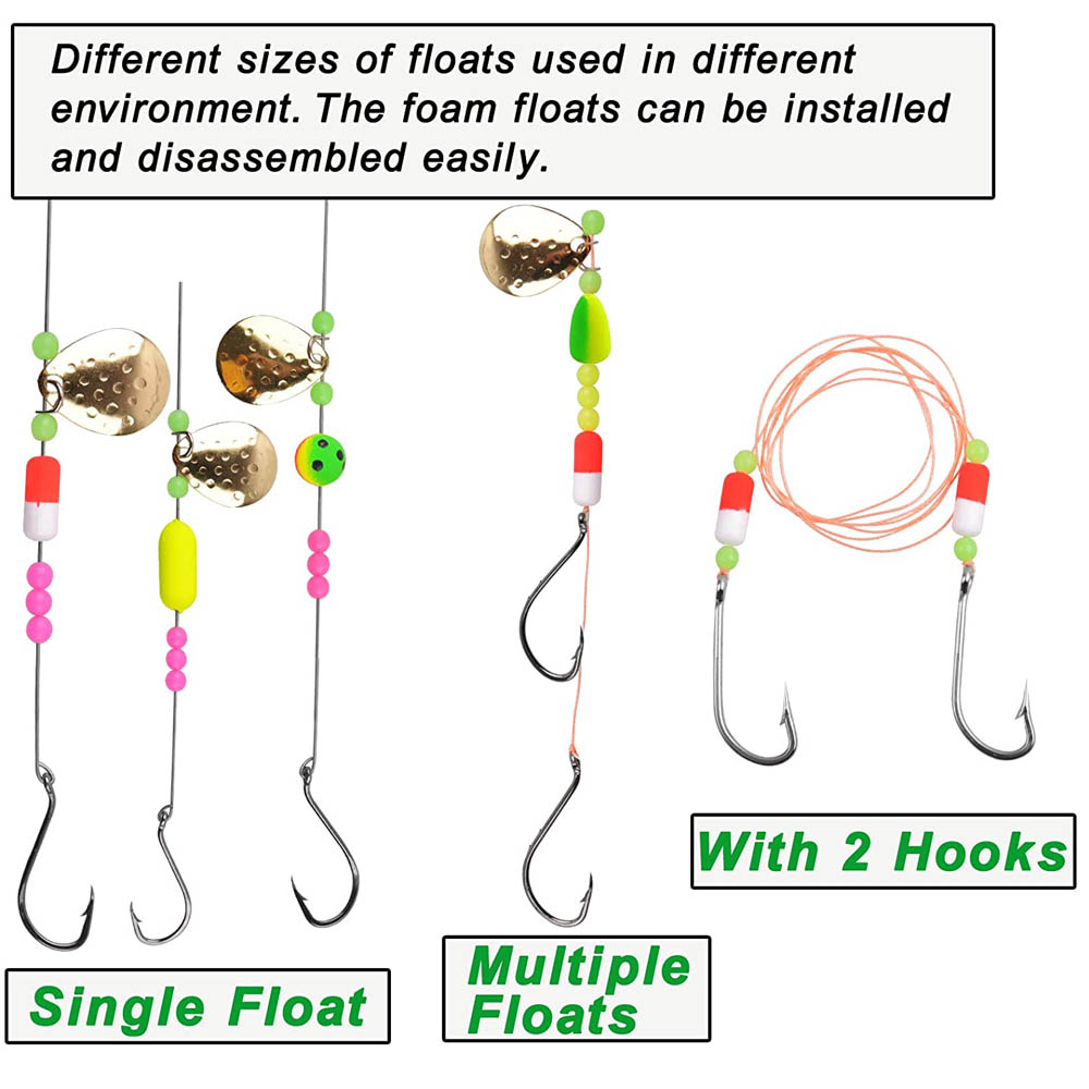50Pcs Fishing Rig Floats Foam  - Snell Fishing Rig recension och pris