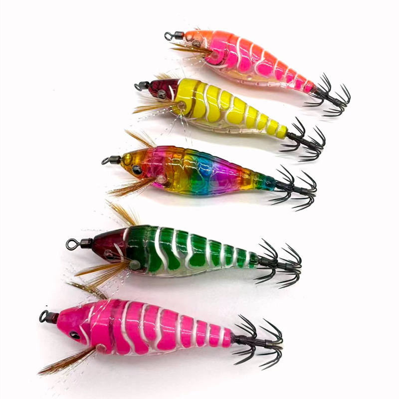 Luminous Wooden Shrimp Squid E - Fishing Equipment Japan recension och pris