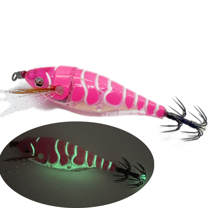 Luminous Wooden Shrimp Squid E - Fishing Equipment Japan recension och pris