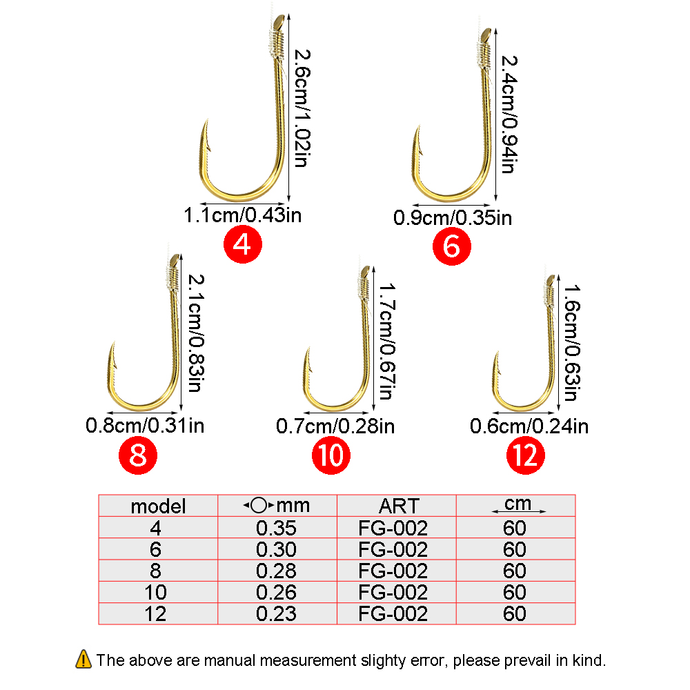 FTK FG‑002 60Pcs Pre‑Tied Snel - Snell Fishing Rig recension och pris