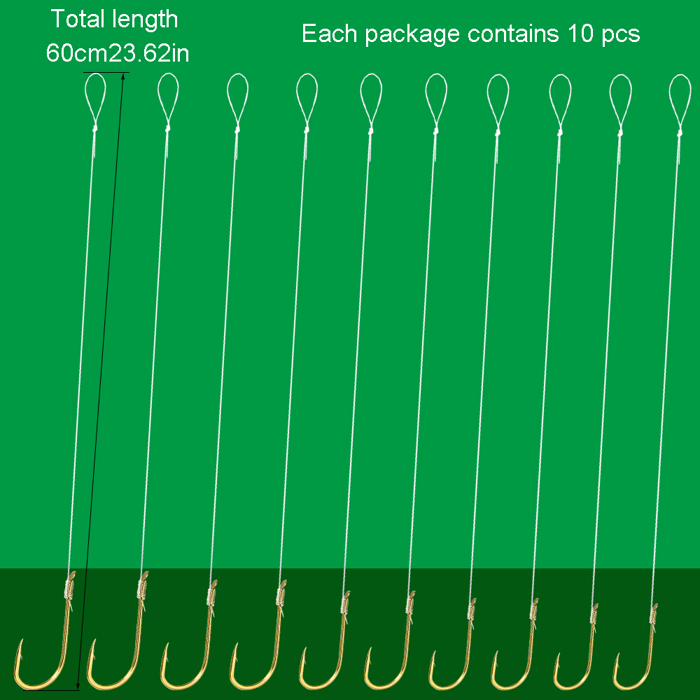 FTK FG‑002 60Pcs Pre‑Tied Snel - Snell Fishing Rig recension och pris