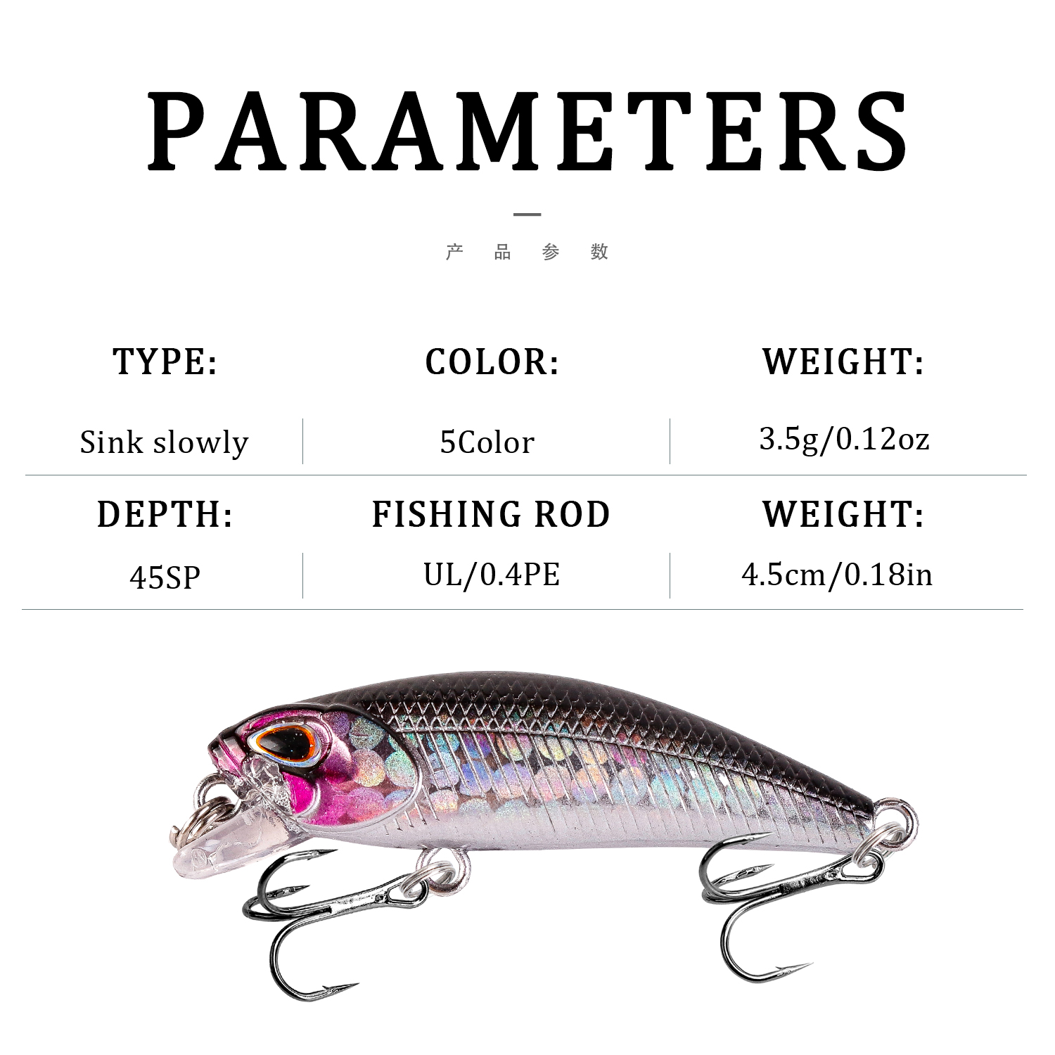 1Pcs Sinking Minnow Fishing Lu - Fishing Equipment Japan recension och pris