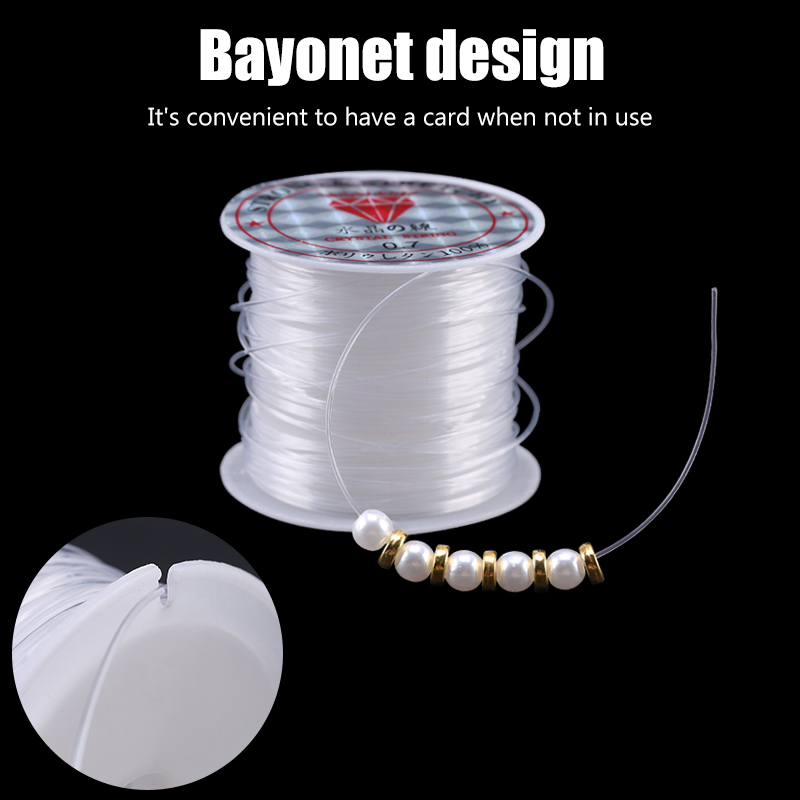100M Plastic Crystal DIY Beadi - Fishing Equipment Line recension och pris