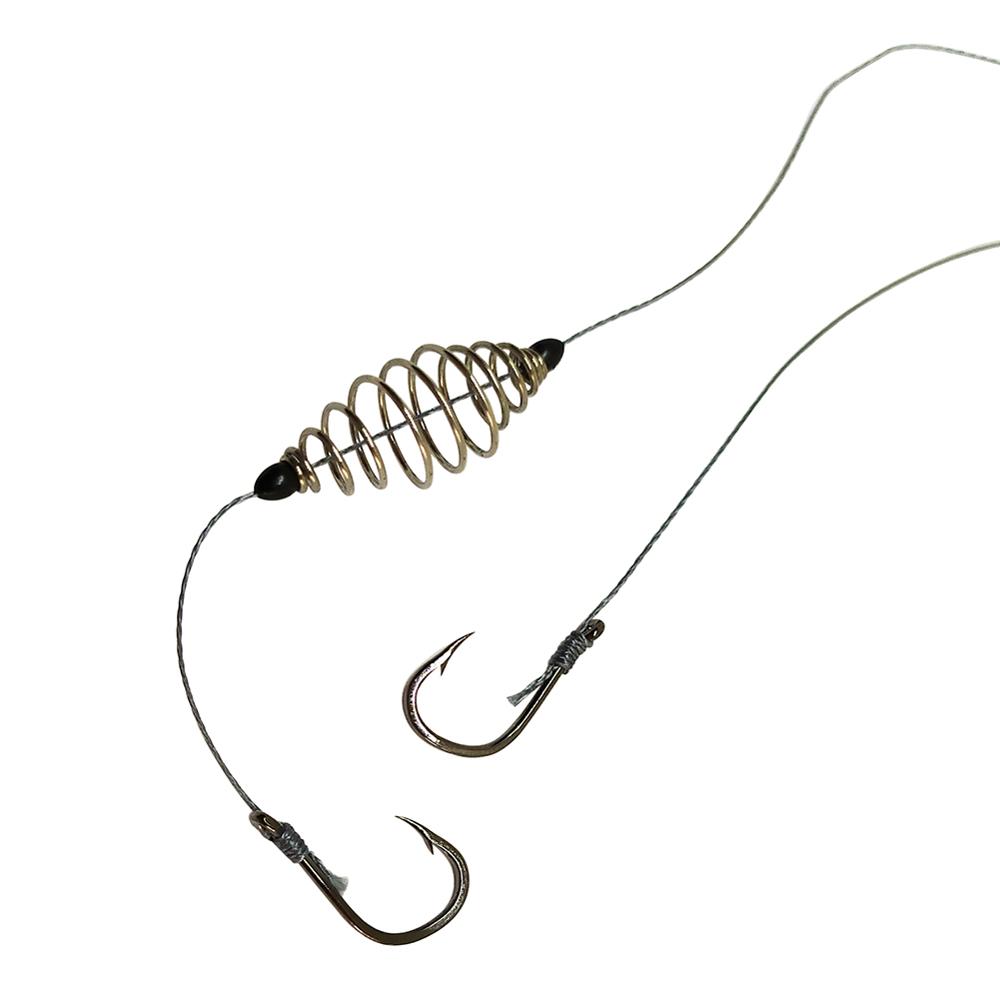 5-pieces Carp Hook Snelled Bai - Snell Fishing Rig recension och pris