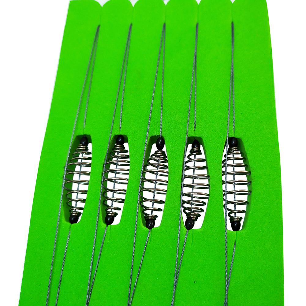 5-pieces Carp Hook Snelled Bai - Snell Fishing Rig recension och pris