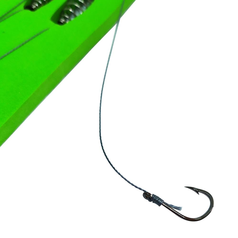 5-pieces Carp Hook Snelled Bai - Snell Fishing Rig recension och pris