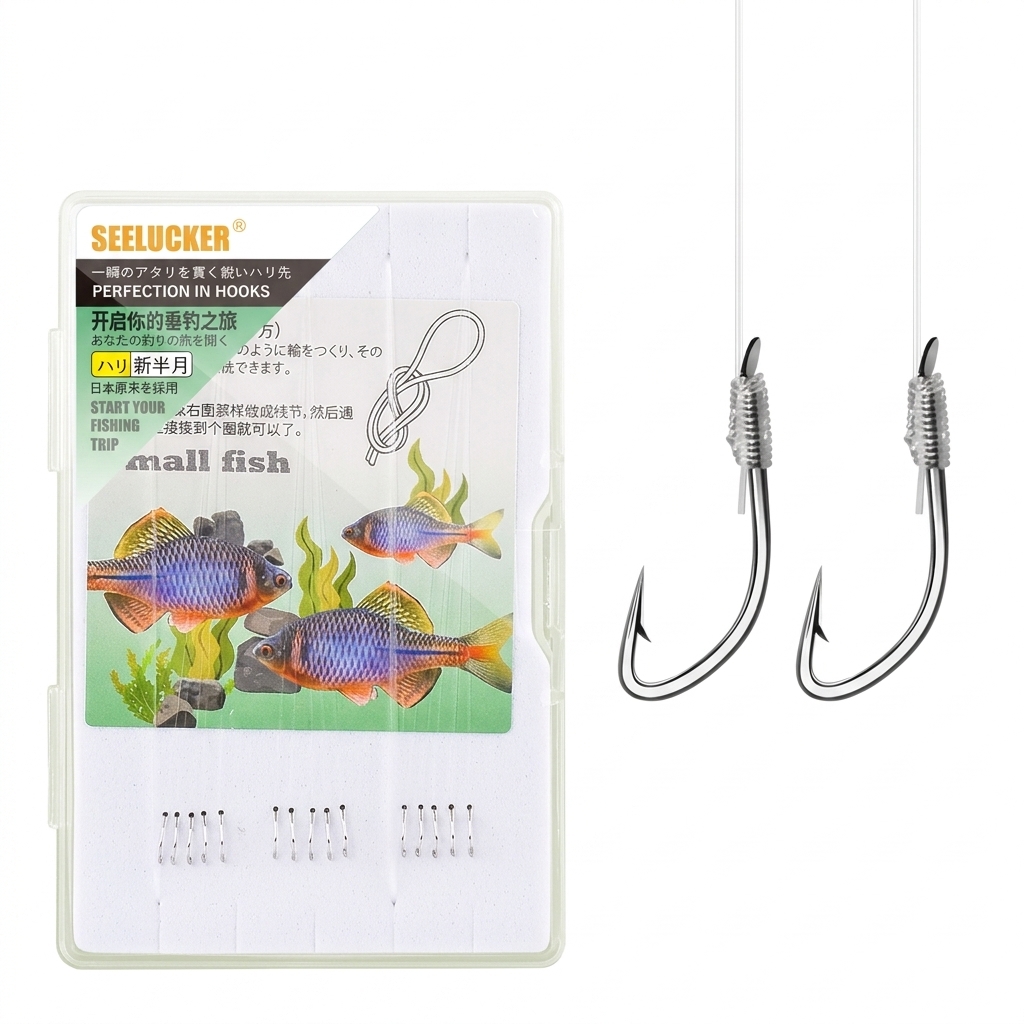 15 Pcs Pre Tied Micro-Fishing  - Snell Fishing Rig recension och pris